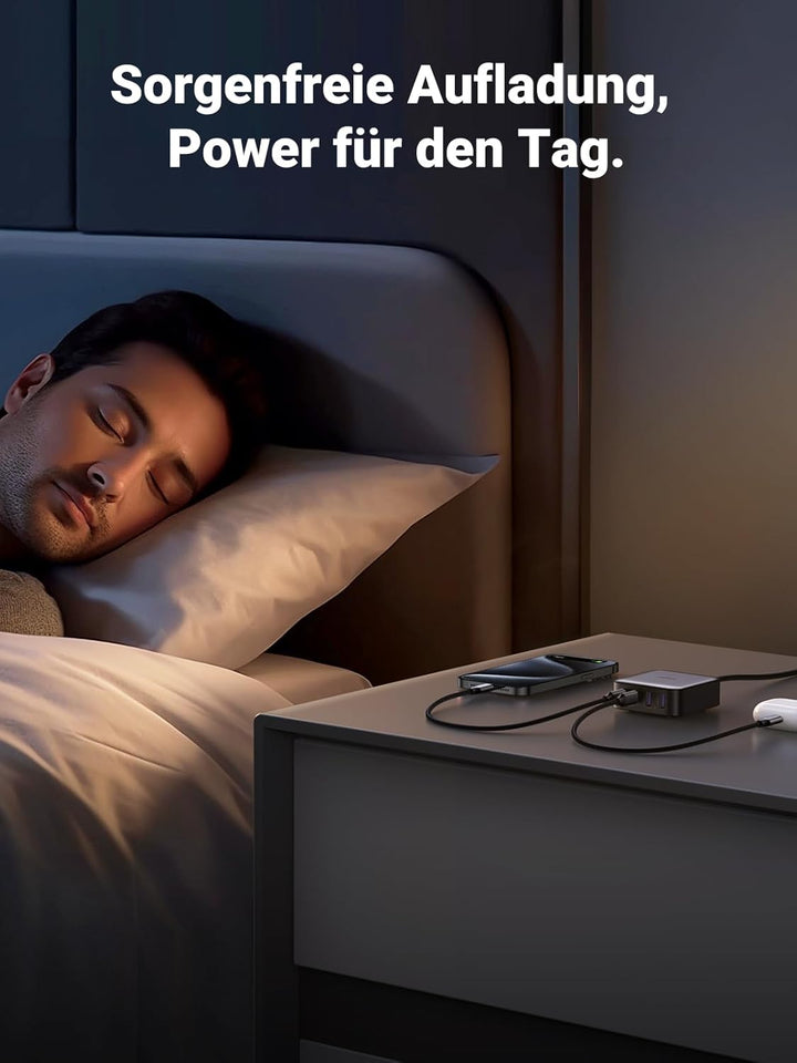 UGREEN Nexode 65 W Ladegerät USB C 4 Ports mit GaN II Tech kompatibel mit MacBook Pro Air iPad Pro M