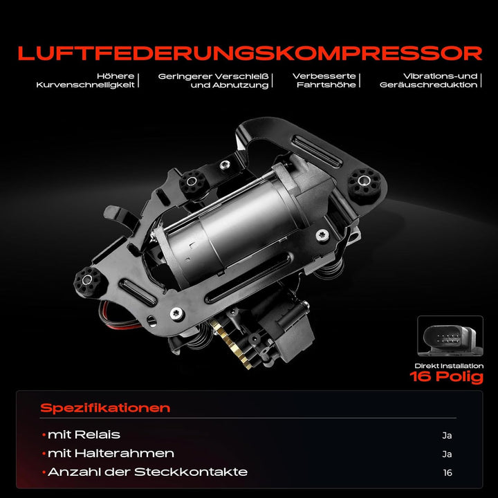 Frankberg Abdeckung Kompressor Luftkompressor Kompatibel mit 7er G11 G12 725 730 740 745 750 M760 St