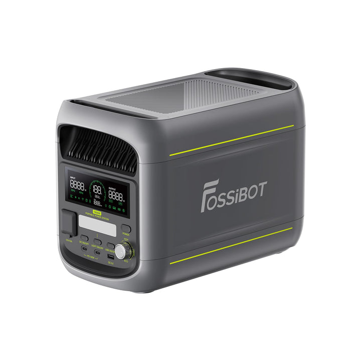 FOSSIBOT F1800 Tragbare Powerstation 1800W, 1024Wh LiFePO4 Solargenerator, 100W Typ-C, 45 Min. Schne
