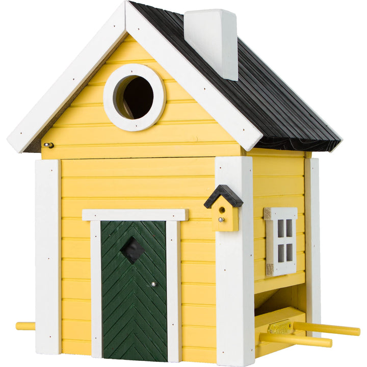 Wildlife Garden WG104 Multiholk Villa - Der Kombinierte Vogelfutterhaus und Nistkasten/Vogelhaus aus