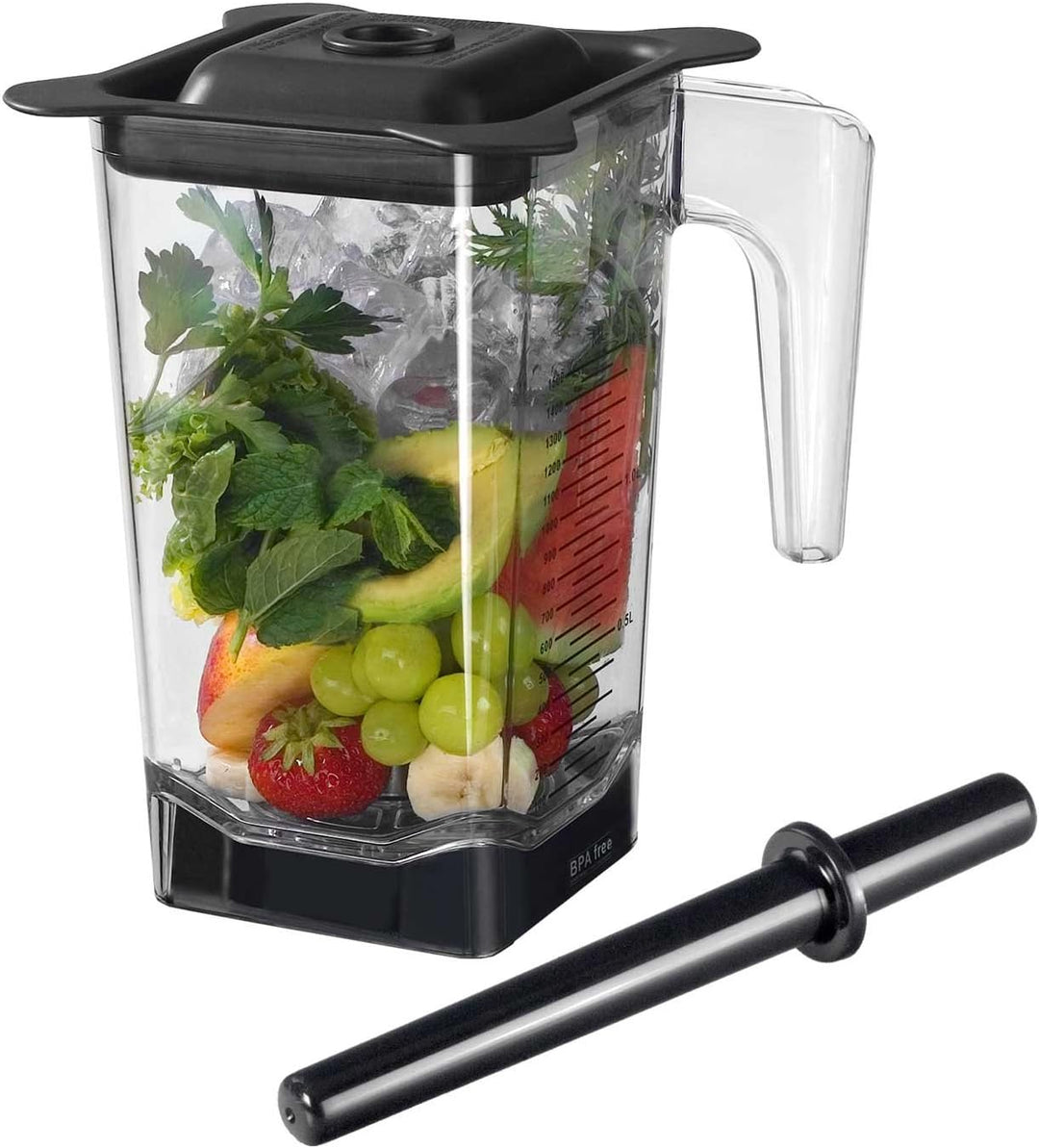 OmniBlend Behälter für Standmixer 1,5L I Standmixer Hochleistungsmixer Behältnis BPA-Frei I Smoothie