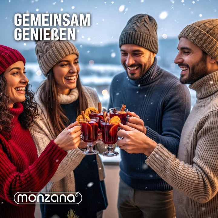 Monzana Glühweinkocher 20L Edelstahl 90 Tassen Zapfhahn Temperatureinstellung 30-110°C Heissgetränke