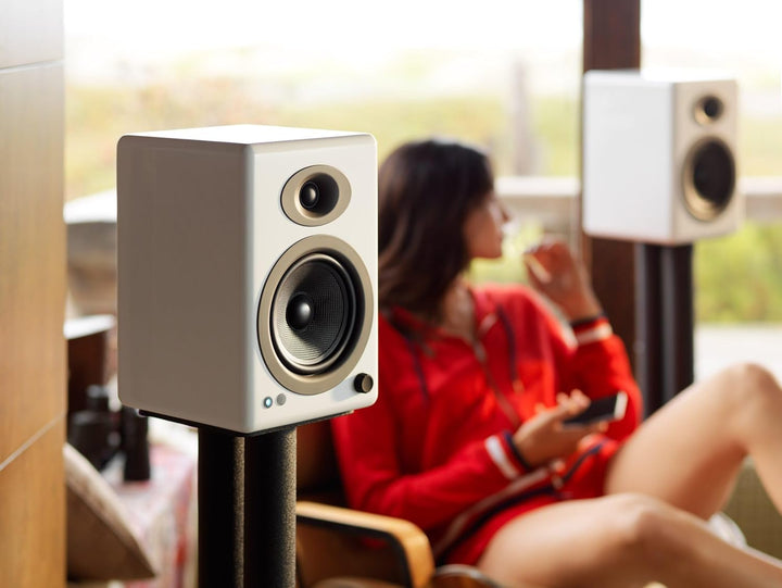 Audioengine Regallautsprecher A5 Plus, 150-W-Bluetooth-Lautsprecher | Für Heimkinos und Studios A5+