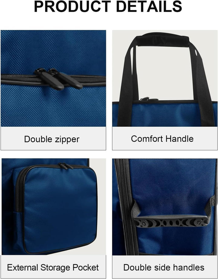 AF-WAN Tragetasche für CREAMi Eismaschinen–Transporttasche mit Griffen, Frontfach & Mesh-Seitentasch