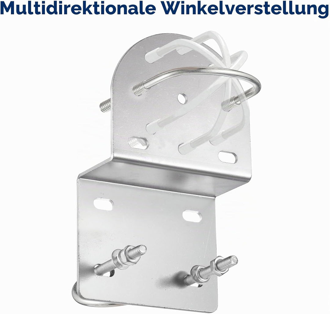 Bingfu Antennenmast-Montagehalterungen an der Wand, Mastklemme, rostfreies Hardware-Zubehör, Halteru