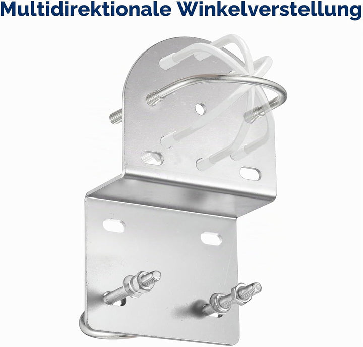 Bingfu Antennenmast-Montagehalterungen an der Wand, Mastklemme, rostfreies Hardware-Zubehör, Halteru