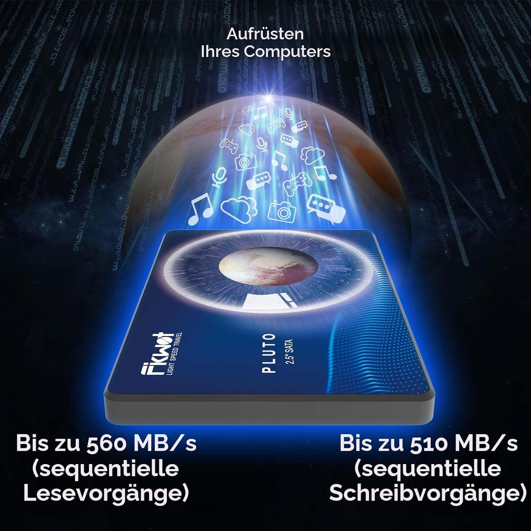 Fikwot FX815 2TB 3D NAND 2,5 Zoll SATA III Interne Solid State Drive – 6Gb/s Interne SSD, 560MB/s Le