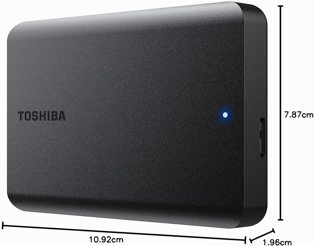 Toshiba Canvio Basics HDTB540XK3CA Externe Festplatte, 4 TB, USB 3.0, Schwarz Modern Schwarz 4 TB
