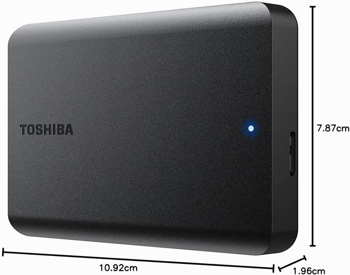 Toshiba Canvio Basics HDTB540XK3CA Externe Festplatte, 4 TB, USB 3.0, Schwarz Modern Schwarz 4 TB