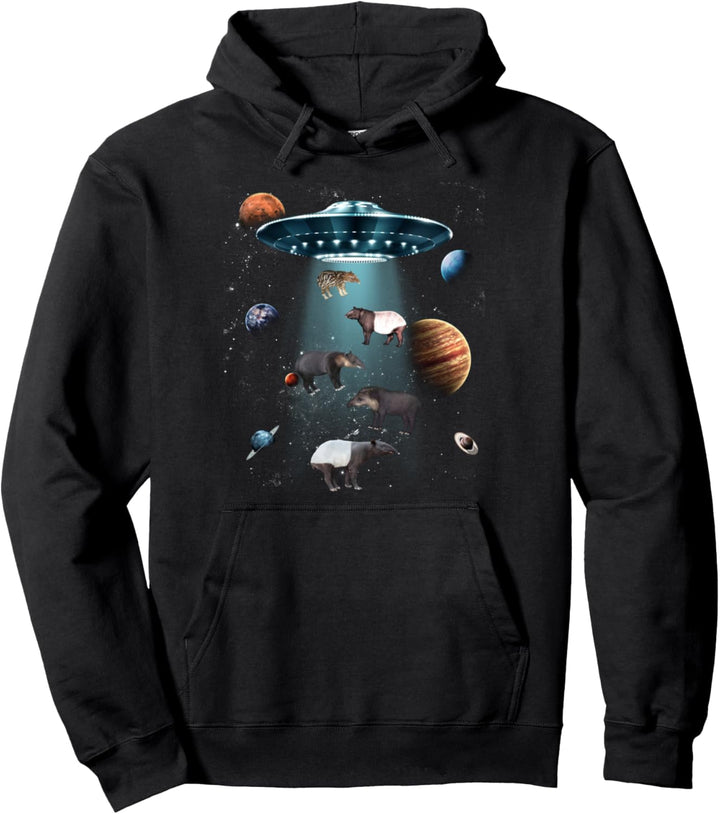 Galaxy Tapir Space UFO Alien Stars Animal Malayan tapirs Pullover Hoodie