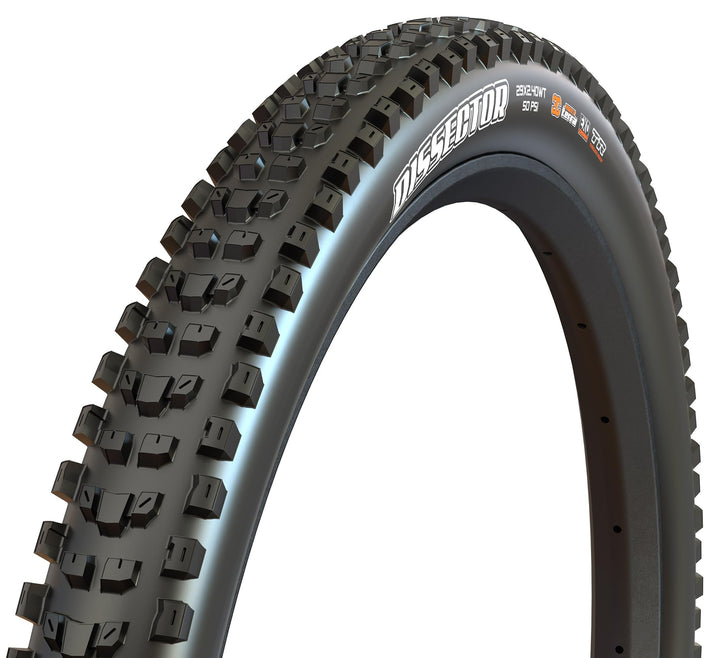 Maxxis Dissector 3C MaxxTerra EXO Tubeless Ready Folding Tire Schwarz 27.5 x 2.60 inches, Schwarz 27