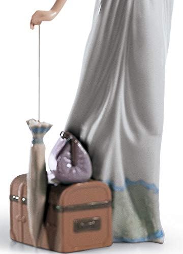 LLADRÓ Frauen-Figur Feine Gesellschaft. Frau. Porzellan.