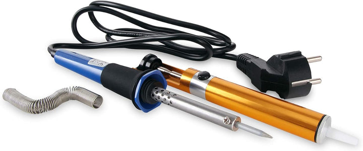 Stagecaptain EWS-15 Elektro-Werkzeug Set (27 Teile, inklusive Lötkolben und Multimeter, für Proberau