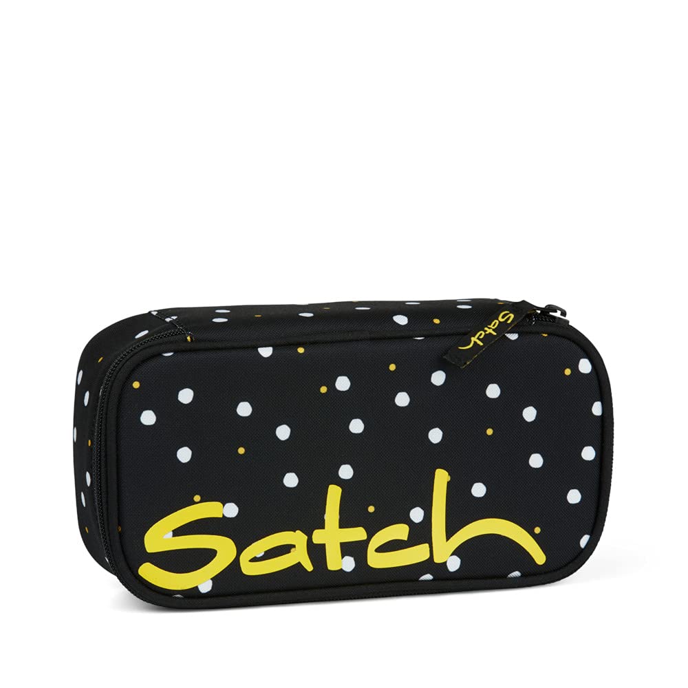 Satch Schlamperbox extra gross inkl. Trennfach Reissverschlussfach Stiftehalter Geodreieck Sichtfens