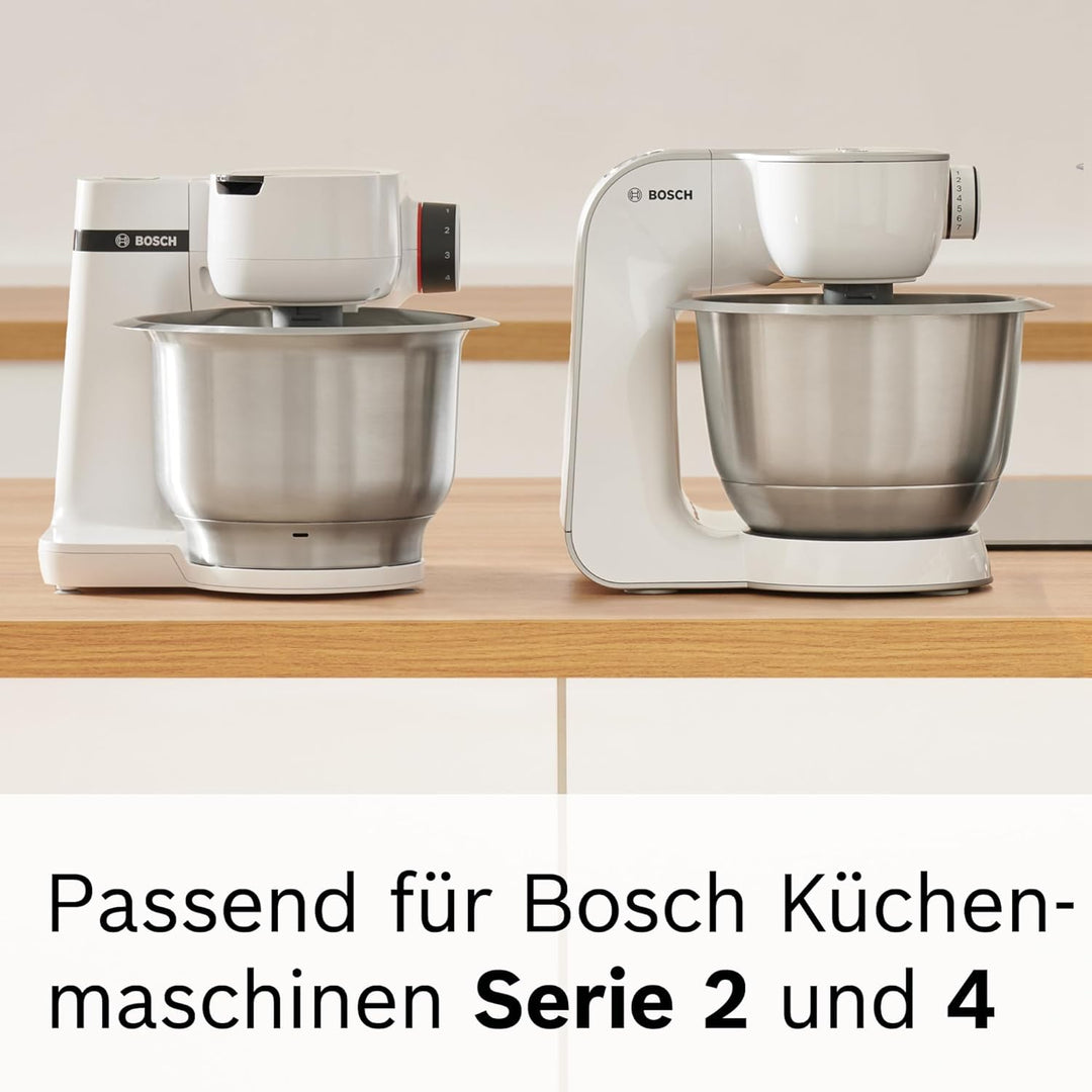 Bosch Würfelschneider MUZ5CC2, schnelles Würfeln, Gehäuse, für 2 Würfelgrössen, Gitterreiniger, spül