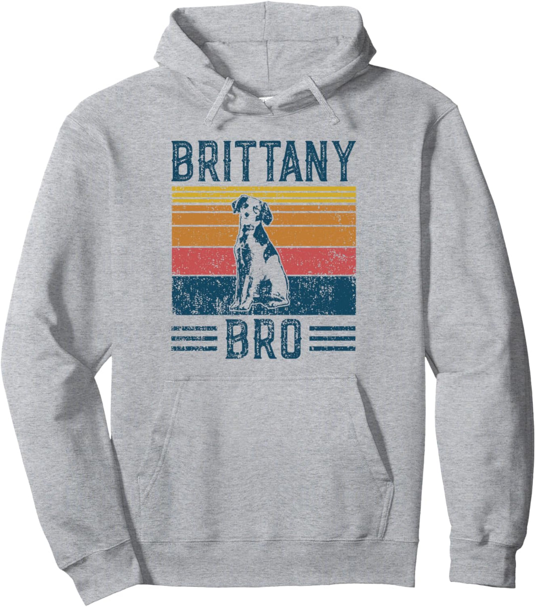 Bro Brittany Bro, Vintage Bretagne Pullover Hoodie