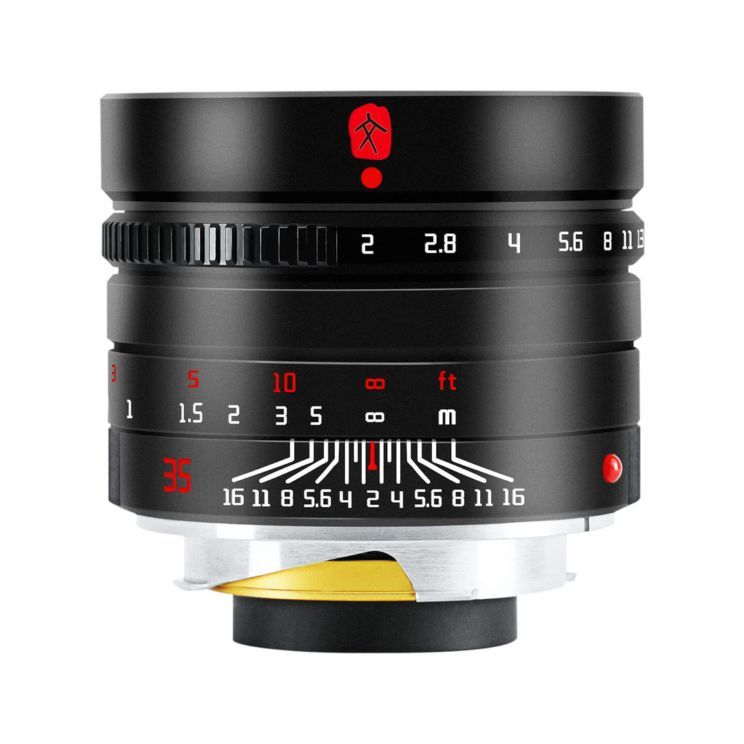 7 artisans 35 mm F2.0 Vollrahmen, klassisches menschliches Fokusobjektiv, kompatibel mit Leica M-Mou