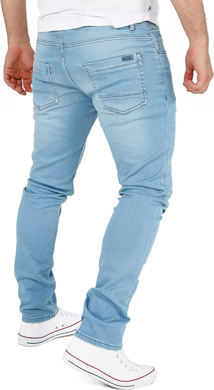 Yazubi Steve - Herren Sweathose in Jeansoptik - Baumwoll Jogging Jeans 29W / 34L Blau (Ashley Blue 1