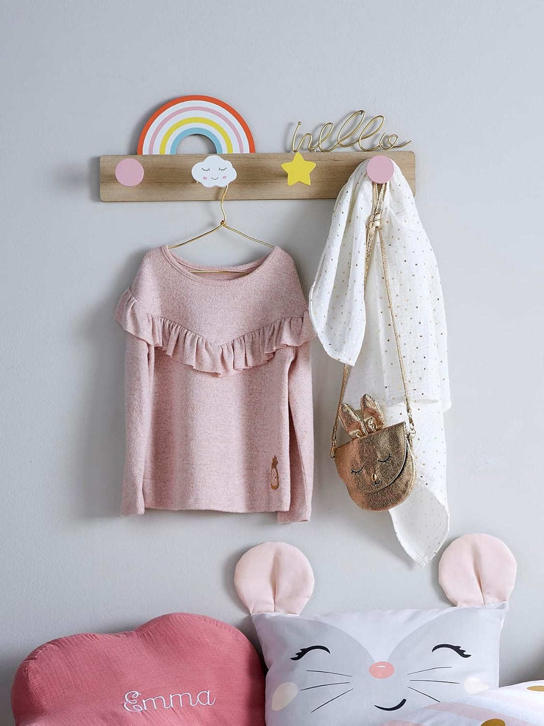 Vertbaudet VERTBAUDETKinderzimmer Wandgarderobenatur/mehrfarbigONE Size ONE SIZE Natur/Mehrfarbig, O