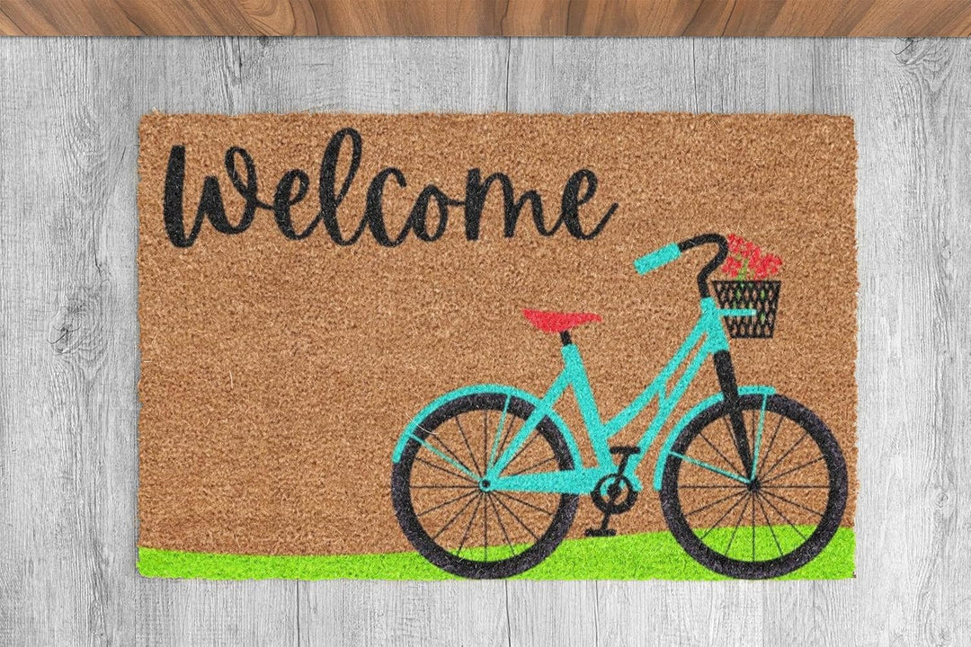 KOKO DOORMATS Kokos Fussmatte aussen mit Anti-Rutsch PVC | Lustige Türmatte Home Sweet Home | Umwelt