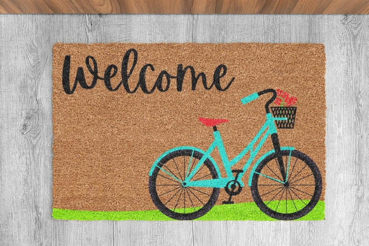 KOKO DOORMATS Kokos Fussmatte aussen mit Anti-Rutsch PVC | Lustige Türmatte Home Sweet Home | Umwelt