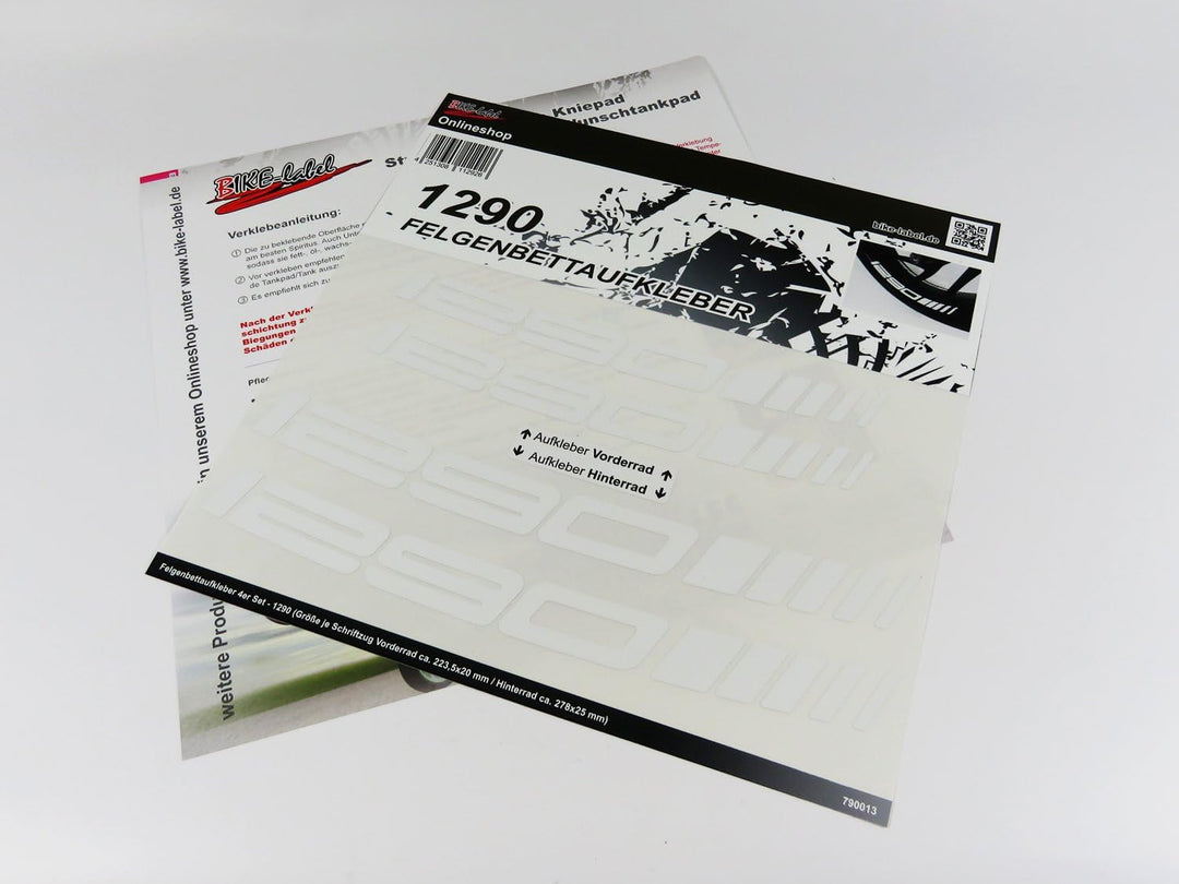 BIKE-label Felgenbett Aufkleber weiss kompatibel für KTM 1290 Super Adventure X790013 1290 Super Adv
