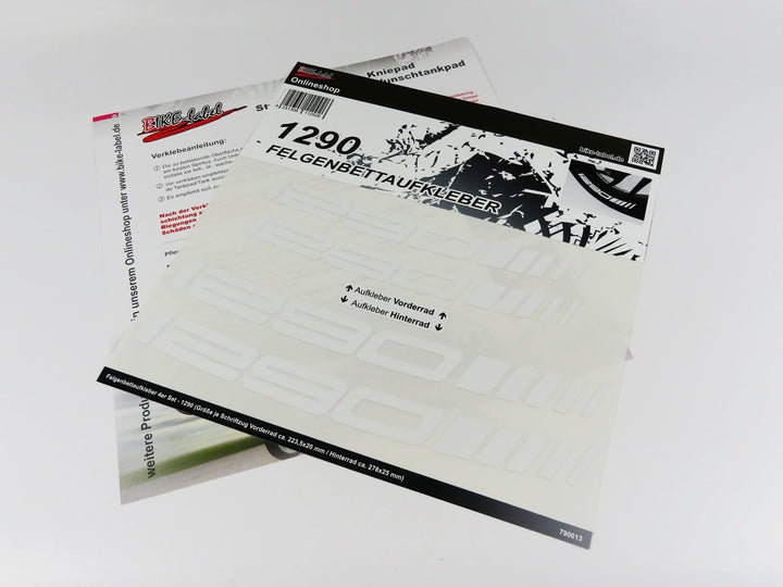 BIKE-label Felgenbett Aufkleber weiss kompatibel für KTM 1290 Super Adventure X790013 1290 Super Adv
