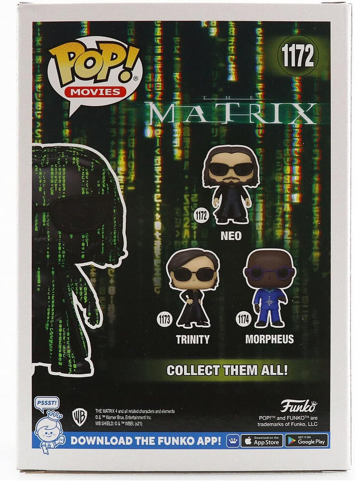 FUNKO POP! Movies: Neo (Matrix 4) Special Edition (Glows in Dark)