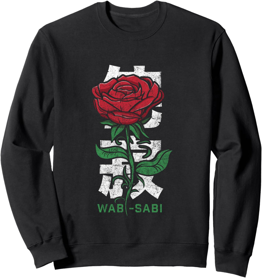 Japanisches Unvollkommenheit Kanji Japan Ästhetik Wabi-Sabi Sweatshirt