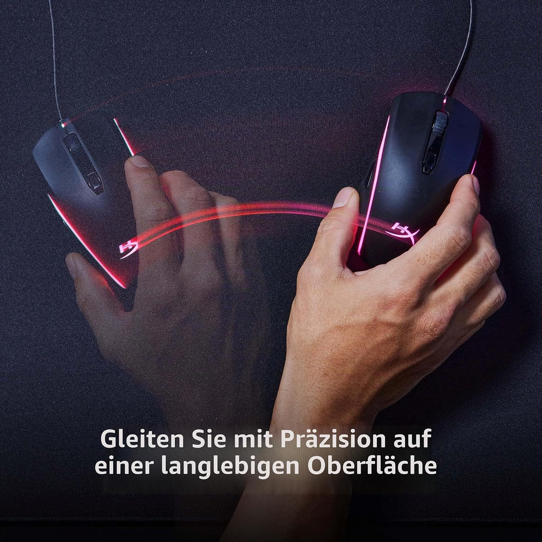 HyperX Pulsefire Mat – Gaming Mouse Pad – 2XL – Precise Cloth Surface – Anti-fray Flush Stitching –