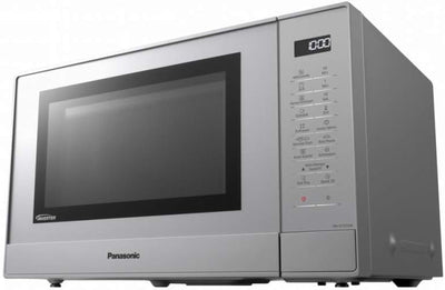Panasonic NN-GT47KMGPG Kombi Mikrowelle (1000 Watt, mit Grill, Inverter Mikrowelle, 31 Liter) silber