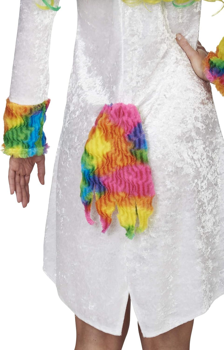 Andrea Moden - Kostüm Einhorn, Kleid, Regenbogenfarben, Tier, Farbelwesen, Mottoparty, Karneval 40-4