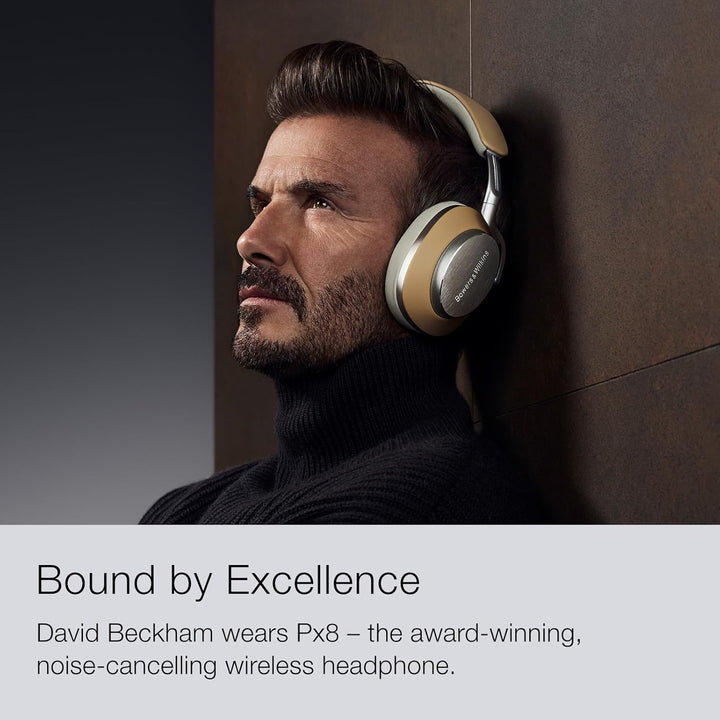Bowers &amp; Wilkins Px8 Over-Ear-Kopfhörer mit Geräuschunterdrückung, kabellos, Bluetooth 5.0, Schnelll