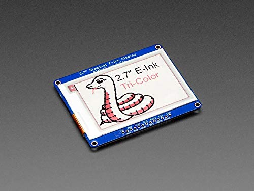 Adafruit 2.7" Tri-Colour eInk/ePaper Display with SRAM (Red Black White)
