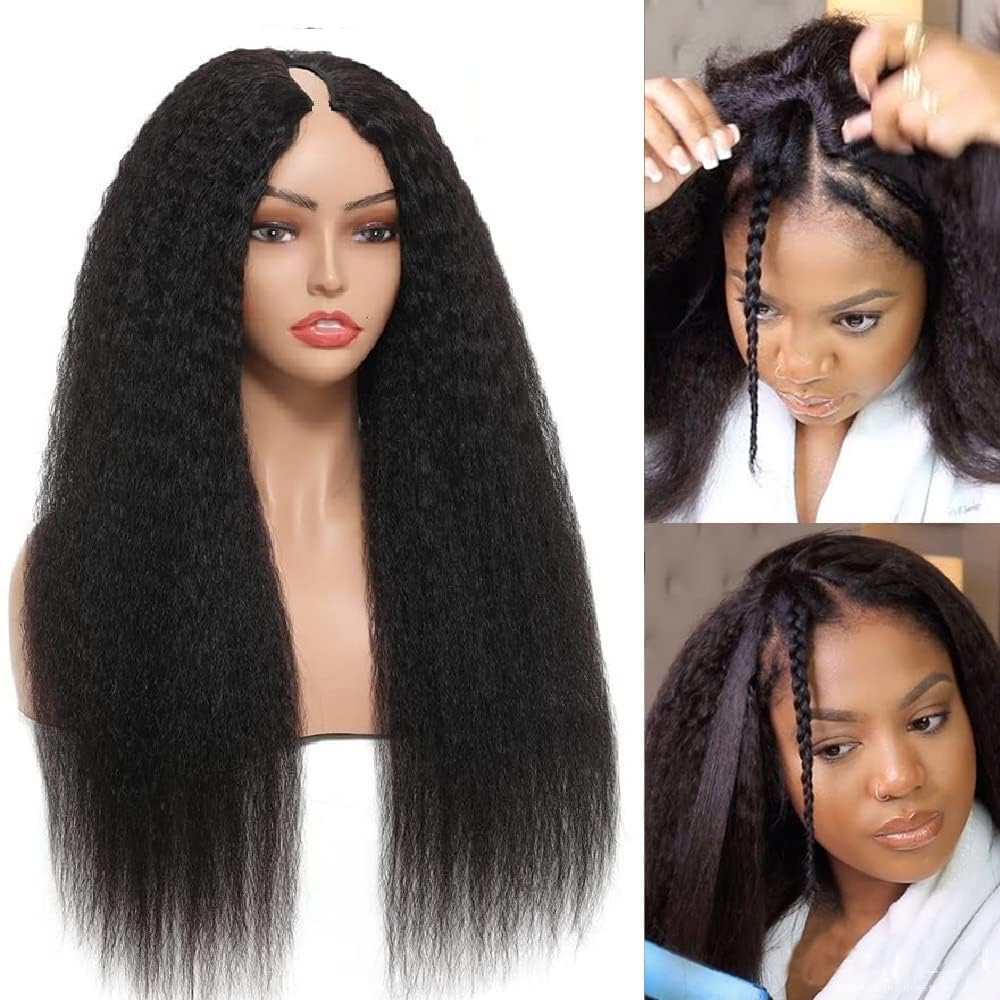 Echthaar Perücke 180% Density Real Hair Wig Human Hair Wigs For Women V Part Real Menschliches Haar
