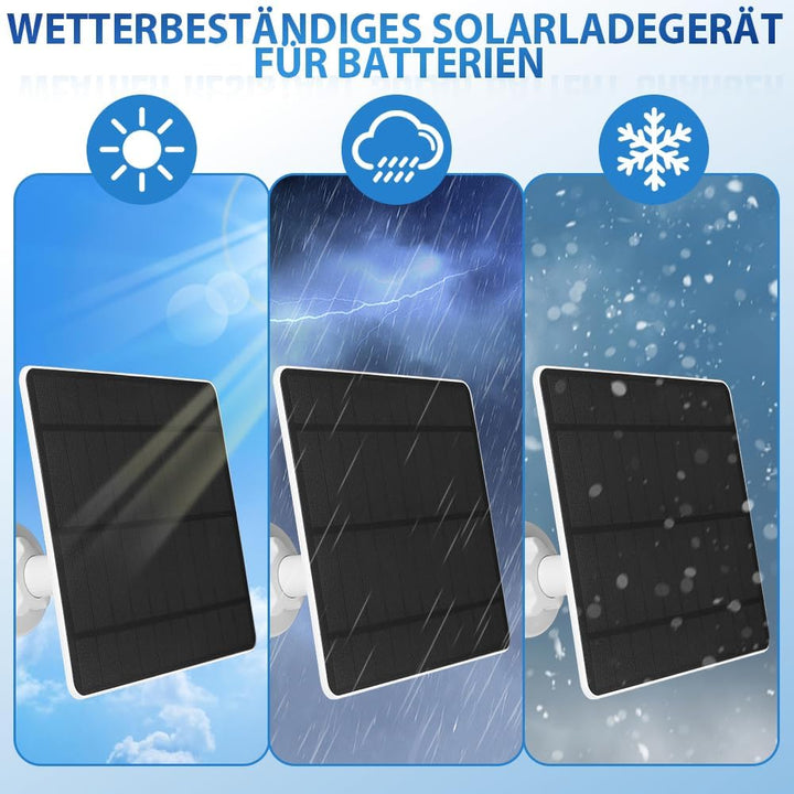 Solarpanel für Arlo Pro 3/Arlo Pro 4/Arlo Pro 5S/Pro 3 Floodlight/Ultra/Ultra2, 5W Solarpanel für Üb