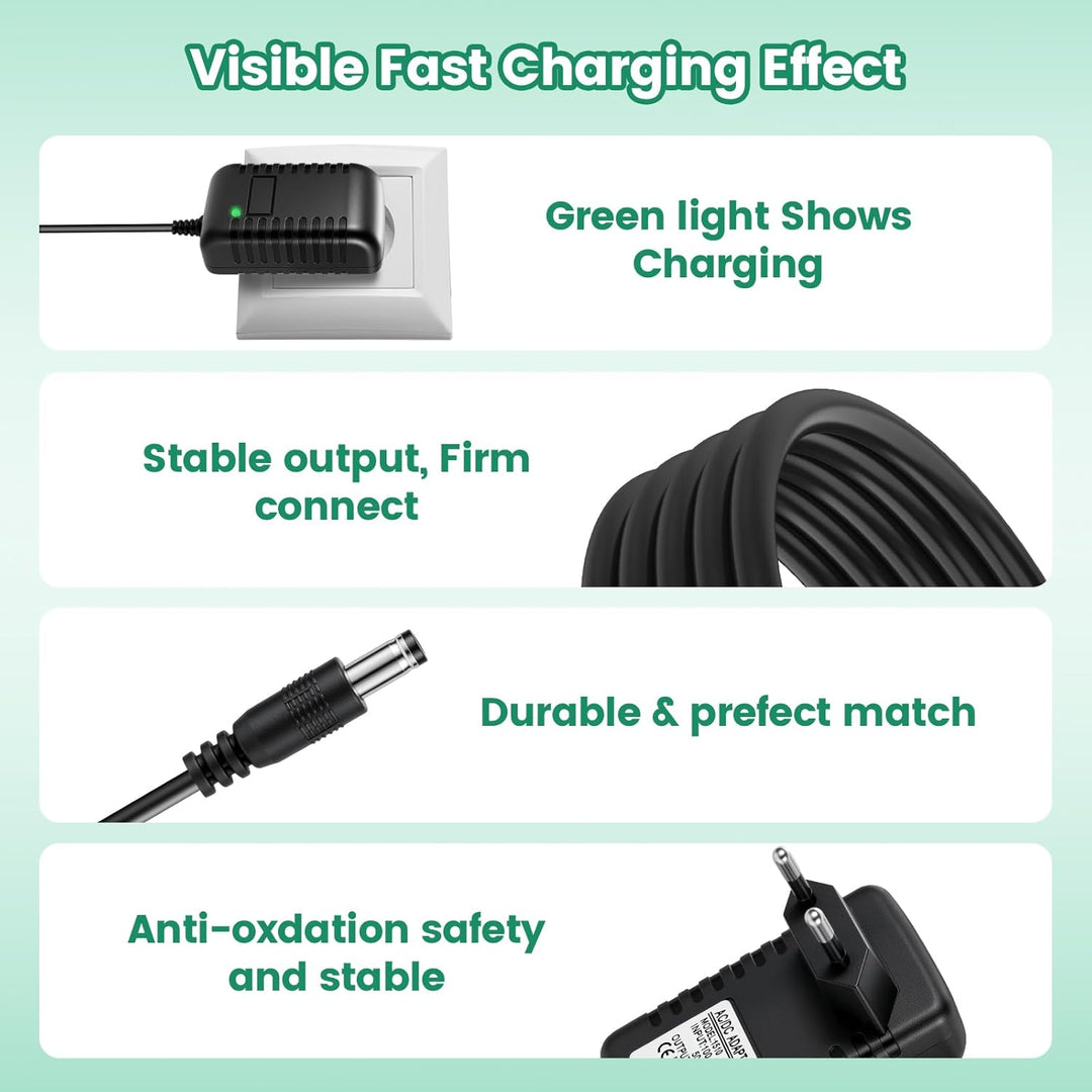 Ladegerät für Bosch Akkuschrauber EasyDrill 12, 15V 1A Netzteil Ladegerät Ladekabel für Bosch Akkusc