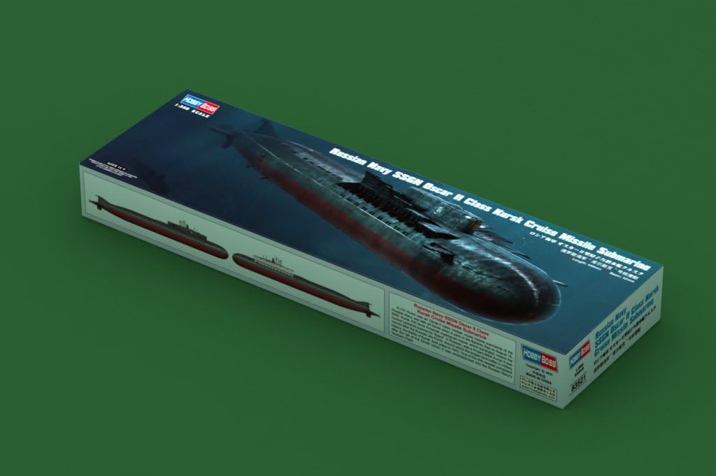Hobby Boss 83521 Modellbausatz Russian Navy SSGN Oscar II Class Kursk, Grau