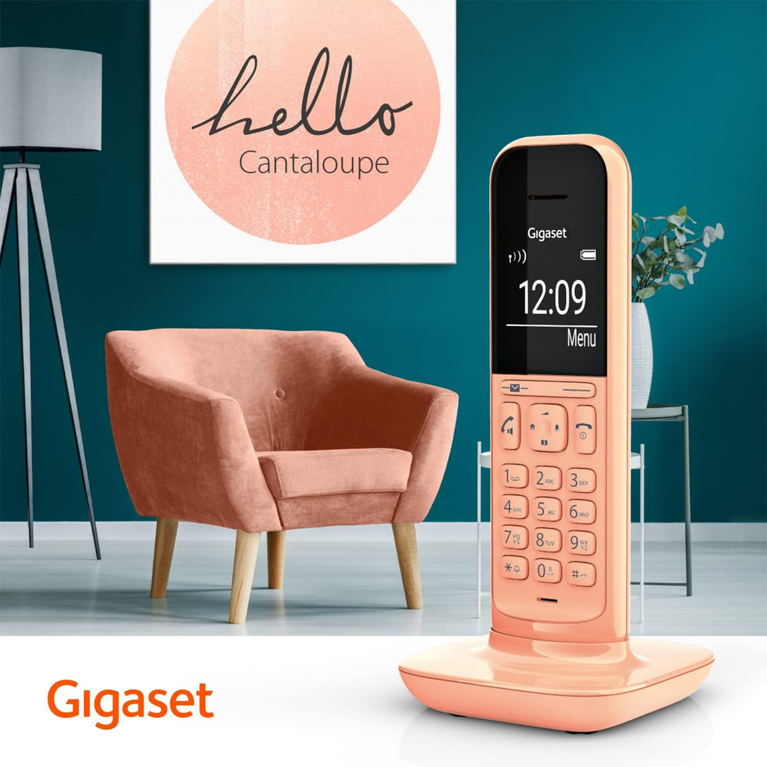 Gigaset CL390HX - Design DECT-Mobilteil mit Ladeschale – Schnurloses Telefon für Router und DECT-Bas