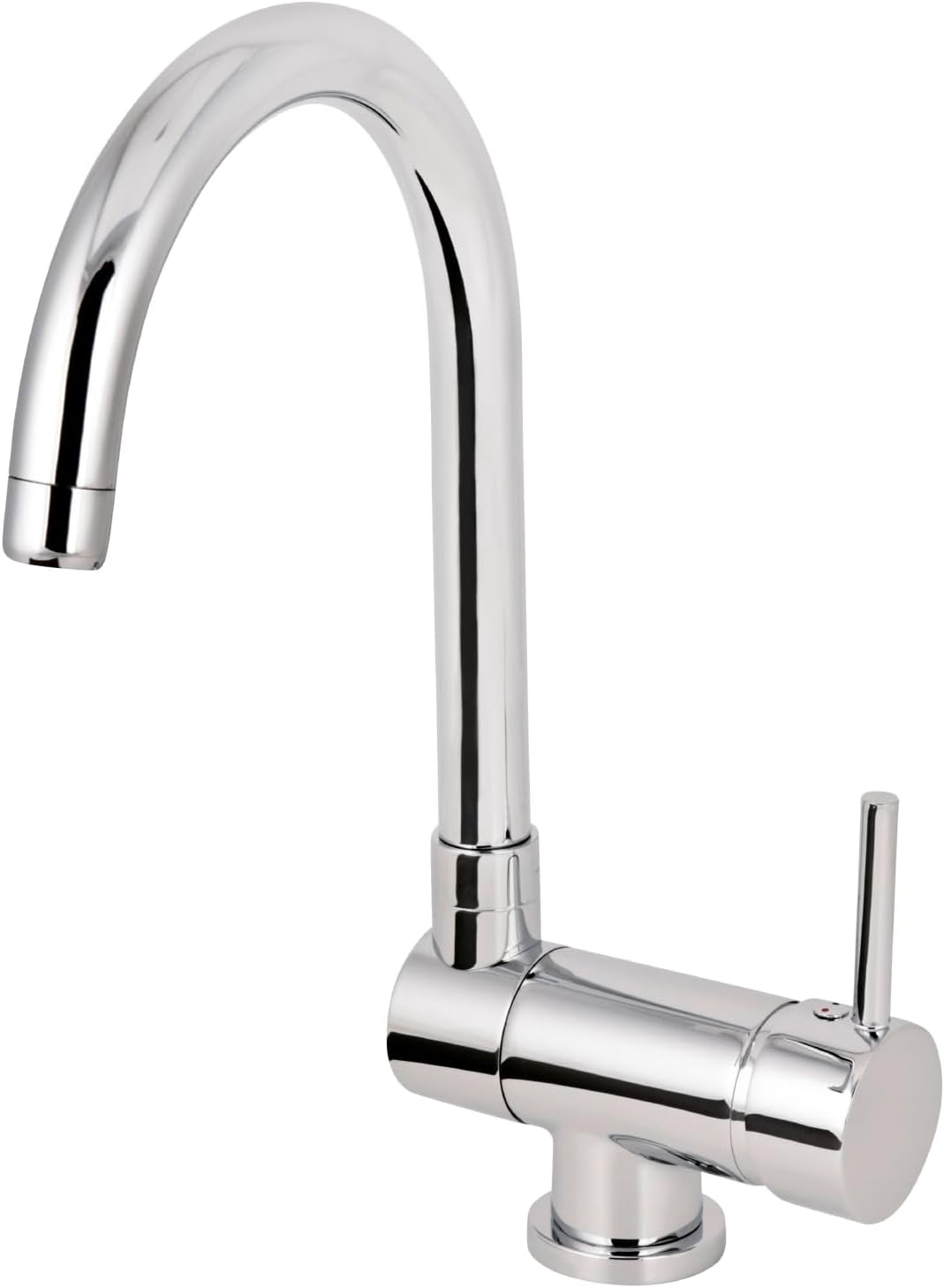 aquaSu® Vorfensterarmatur Gloria mit Wasserspar-Kartusche, umklappbar, schwenkbarer, hoher Auslauf,