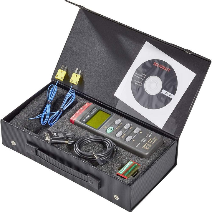 VOLTCRAFT K204 Temperatur-Messgerät -200 - +1370 °C Fühler-Typ K Datenlogger-Funktion