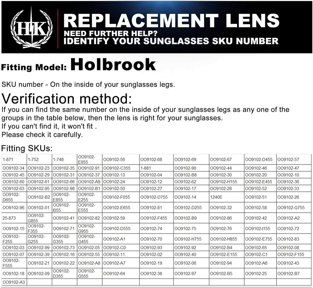 HKUCO Replacement Lenses For Oakley Holbrook Emerald Green/Transparent Blue Polarized