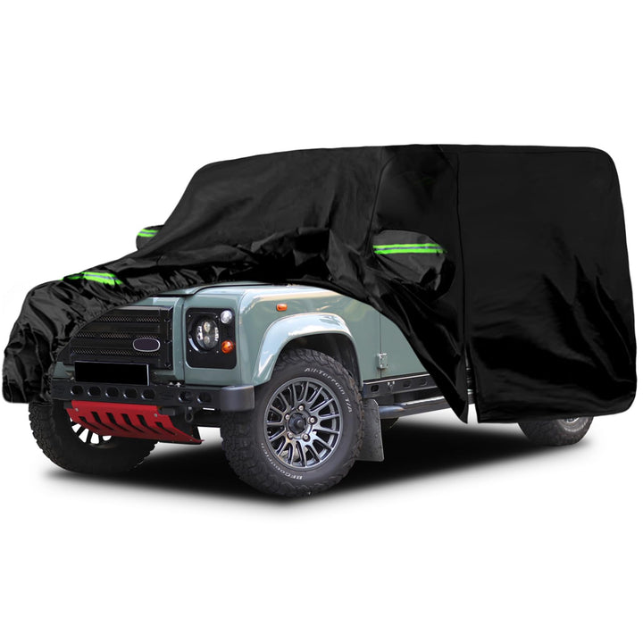 Autoabdeckung Wasserdicht Ersatz für Land Rover Defender 110 1990-2016, Vollgarage Autoplane Outdoor