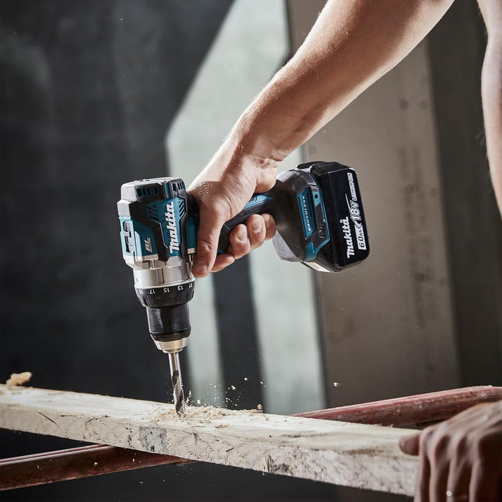 Makita DDF489RTJ Akku-Bohrschrauber 18V / 5,0 Ah, 2 Akkus + Ladegerät im MAKPAC