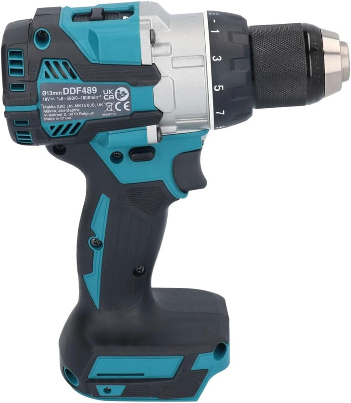 Makita DDF 489 ZJ Akku Bohrschrauber 18 V 73 Nm Brushless Solo + Makpac - ohne Akku, ohne Ladegerät
