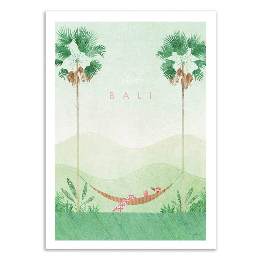 Wall Editions Art-Poster - Visit Bali - Henry Rivers