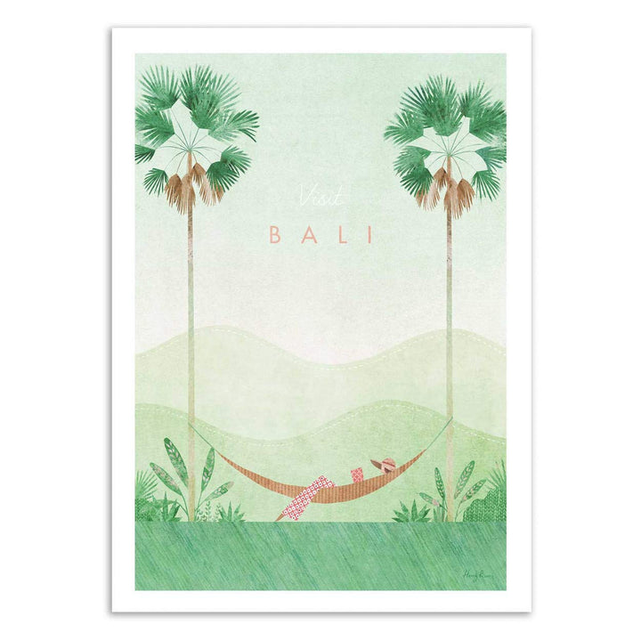 Wall Editions Art-Poster - Visit Bali - Henry Rivers