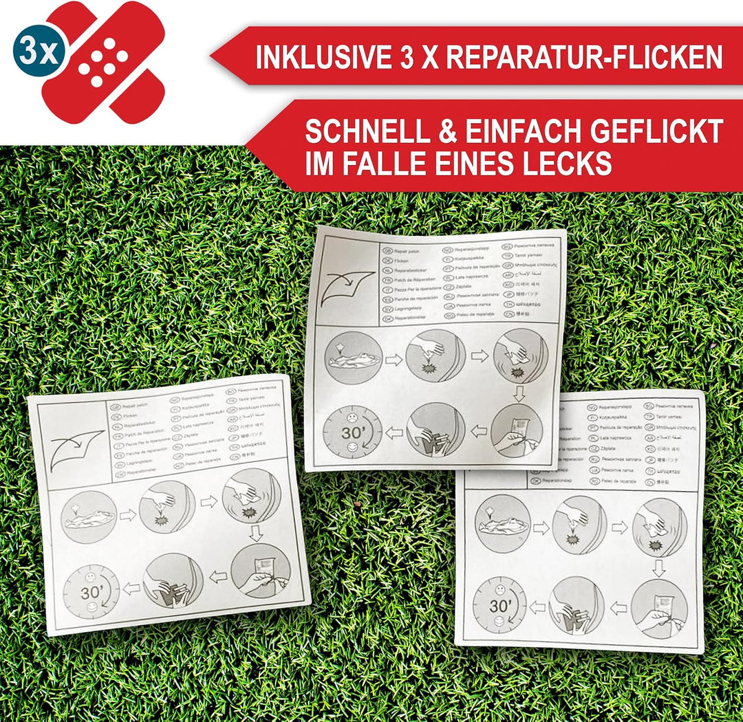 ONBEST aufblasbares XXXL Schwimmtier mit Federn – 183x162x117 cm – Wassertier zum Aufblasen für Erwa