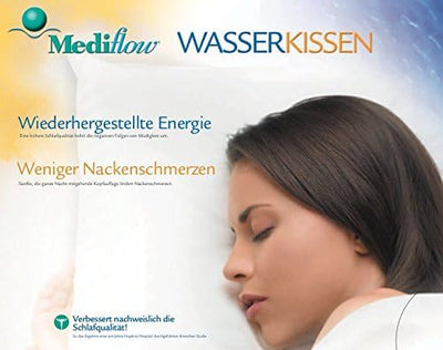 Mediflow 5201 Das Original Wasserkissen im Doppelpack 40x80cm, Weiss , 2 Stück (1er Pack)