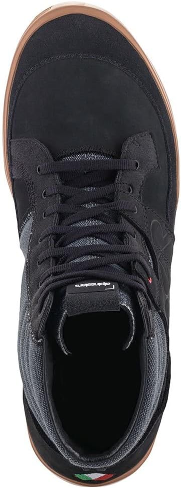 Alpinestars Grange Motorradschuhe, schwarz/blau, 12.5 (46) 46 EU Schwarzes Indigo der Stimmung, 46 E